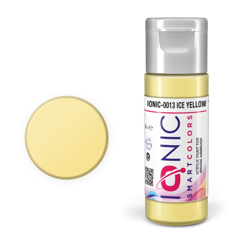 AMMO Ionic Smart Colors Ice Yellow 20ml | Akrilna Boja za Minijature IONIC-0013