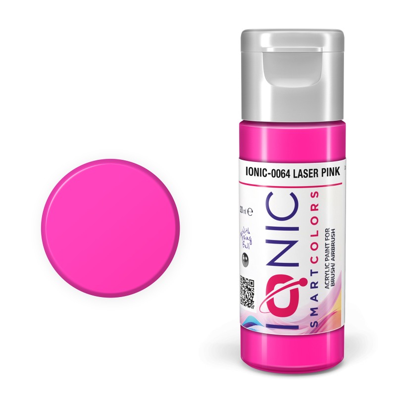 AMMO Ionic Smart Colors Laser Pink 20ml | Akrilna Boja za Minijature IONIC-0064