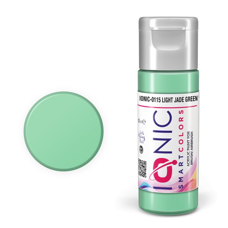 AMMO Ionic Smart Colors Light Jade Green 20ml | Akrilna Boja za Minijature IONIC-0115