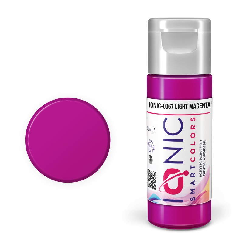 AMMO Ionic Smart Colors Light Magenta 20ml | Akrilna Boja za Minijature IONIC-0067