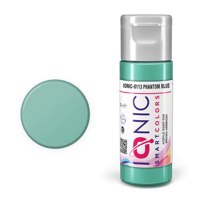 AMMO Ionic Smart Colors Phantom Blue 20ml | Akrilna Boja za Minijature IONIC-0113