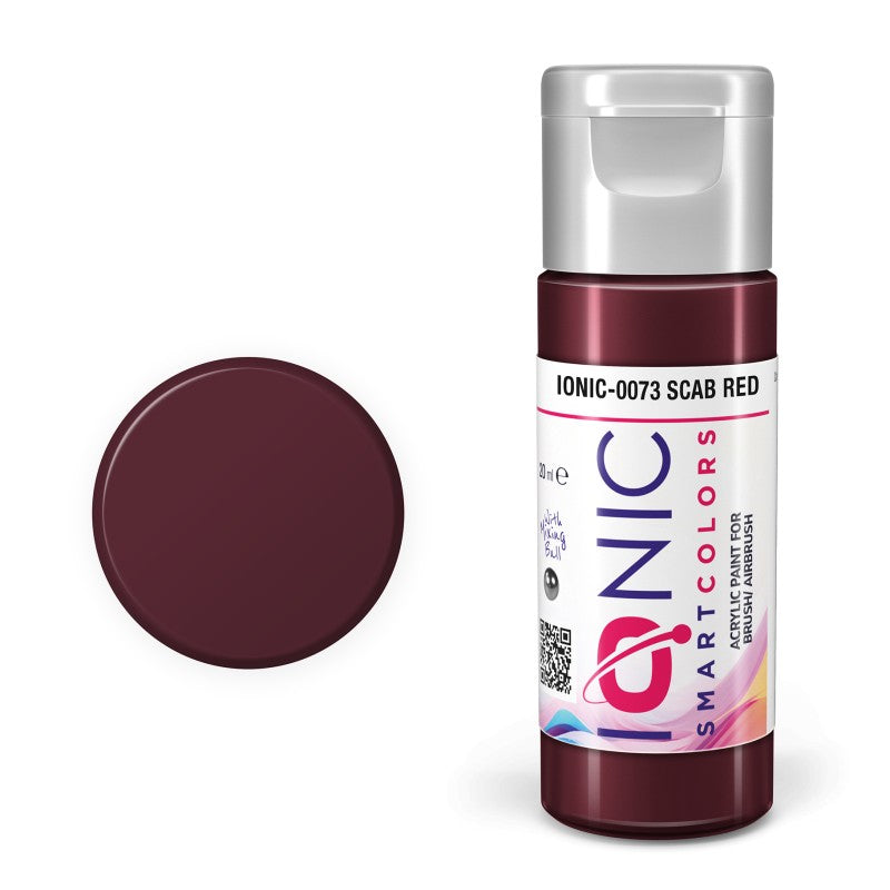 AMMO Ionic Smart Colors Scab Red 20ml | Akrilna Boja za Minijature IONIC-0073
