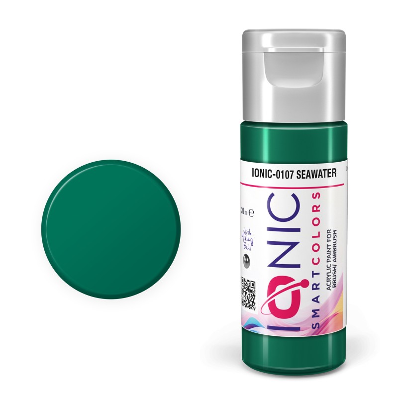 AMMO Ionic Smart Colors Seawater 20ml | Akrilna Boja za Minijature IONIC-0107