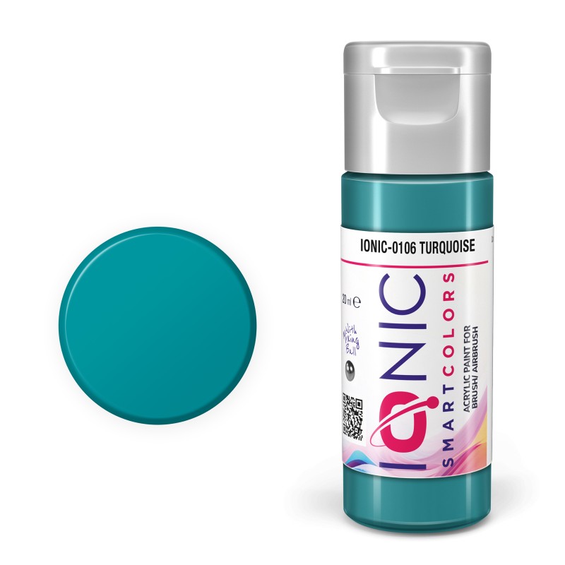 AMMO Ionic Smart Colors Turquoise 20ml | Akrilna Boja za Minijature IONIC-0106