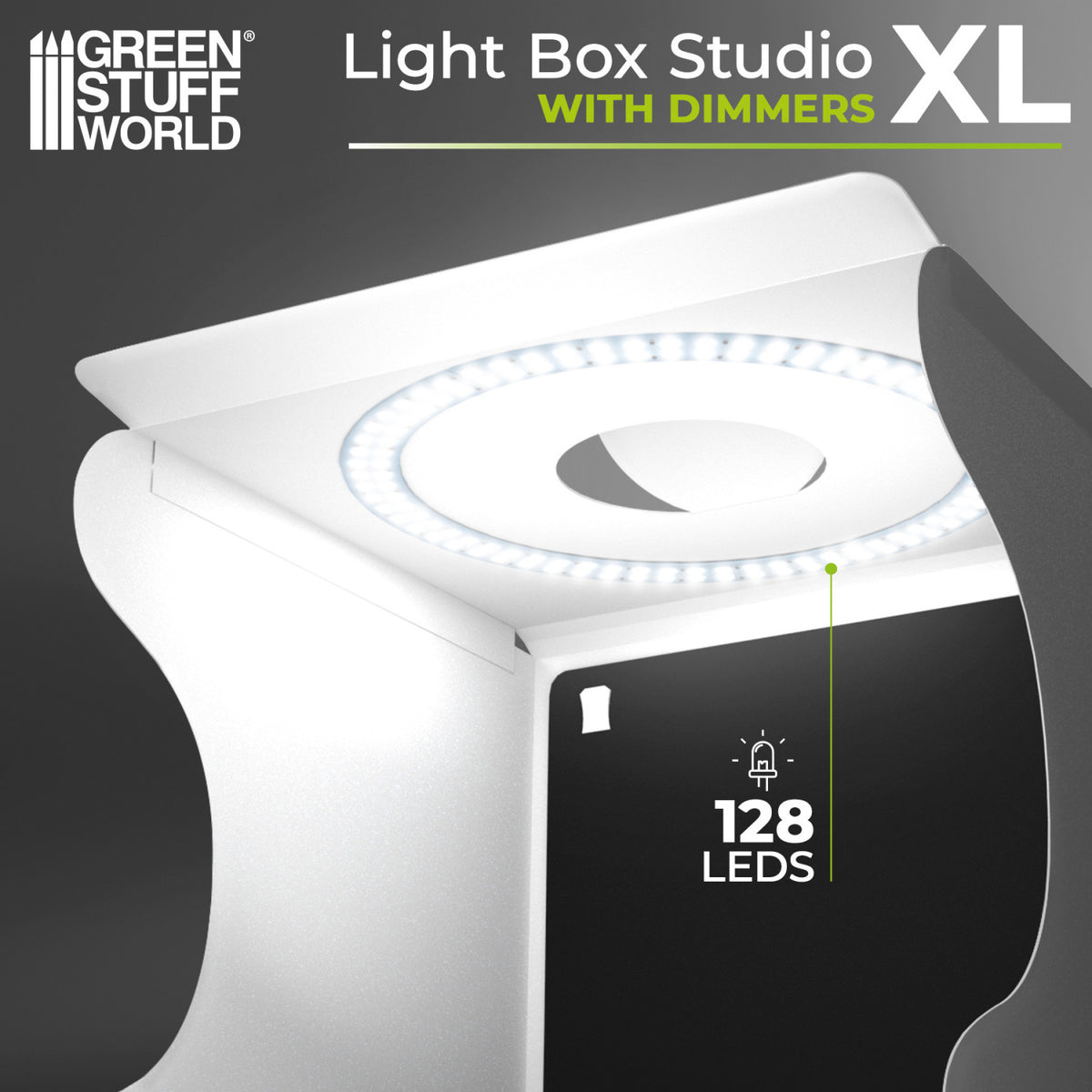 Lightbox Studio XL | Foto Studio za Minijature sa LED Dimerom XL