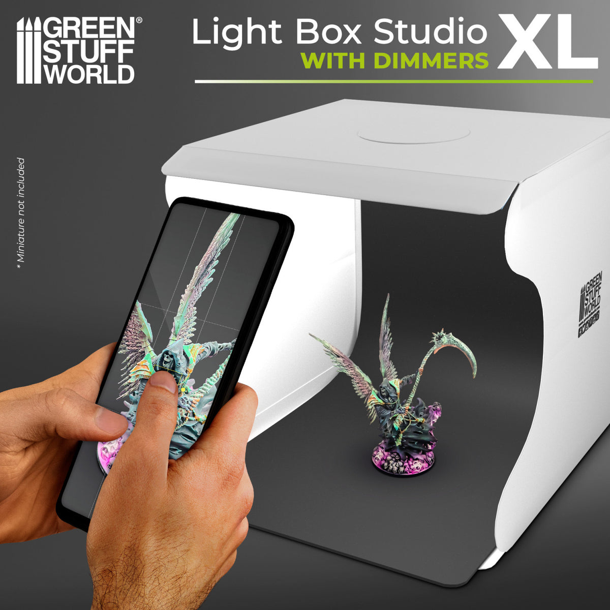 Lightbox Studio XL | Foto Studio za Minijature sa LED Dimerom XL