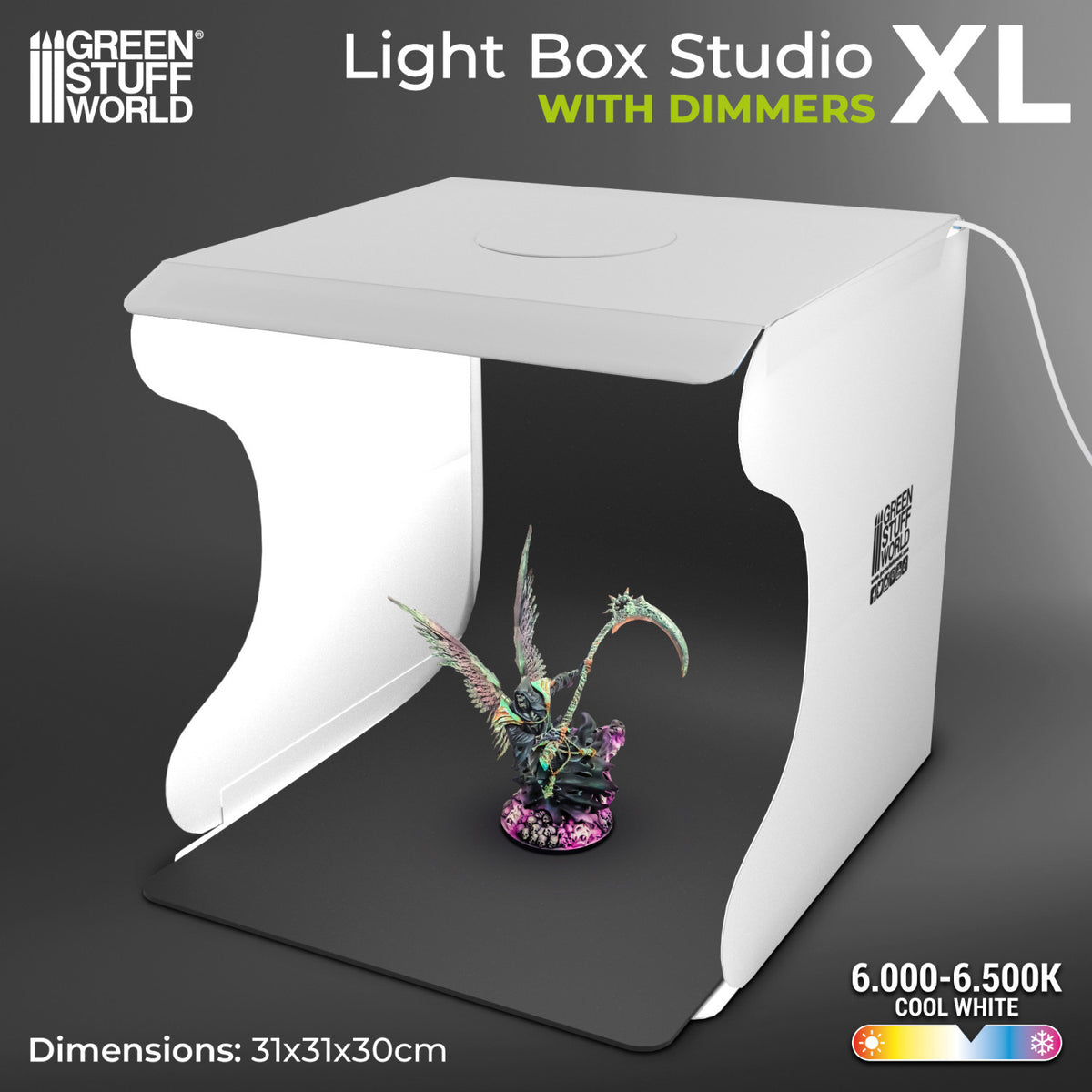 Lightbox Studio XL | Foto Studio za Minijature sa LED Dimerom XL