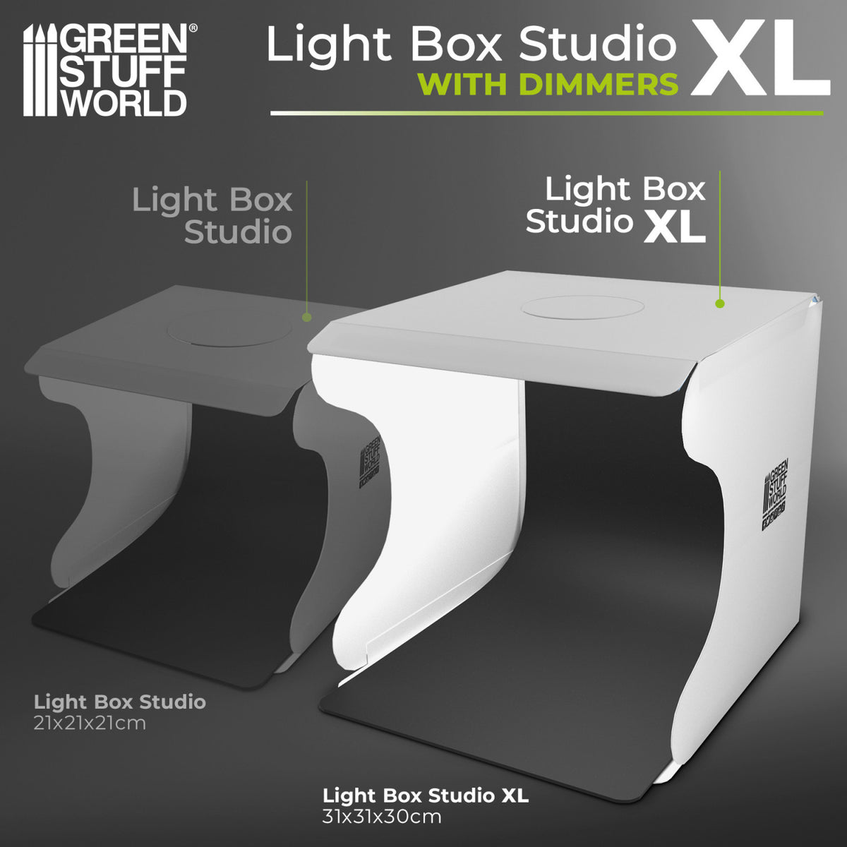 Lightbox Studio XL | Foto Studio za Minijature sa LED Dimerom XL