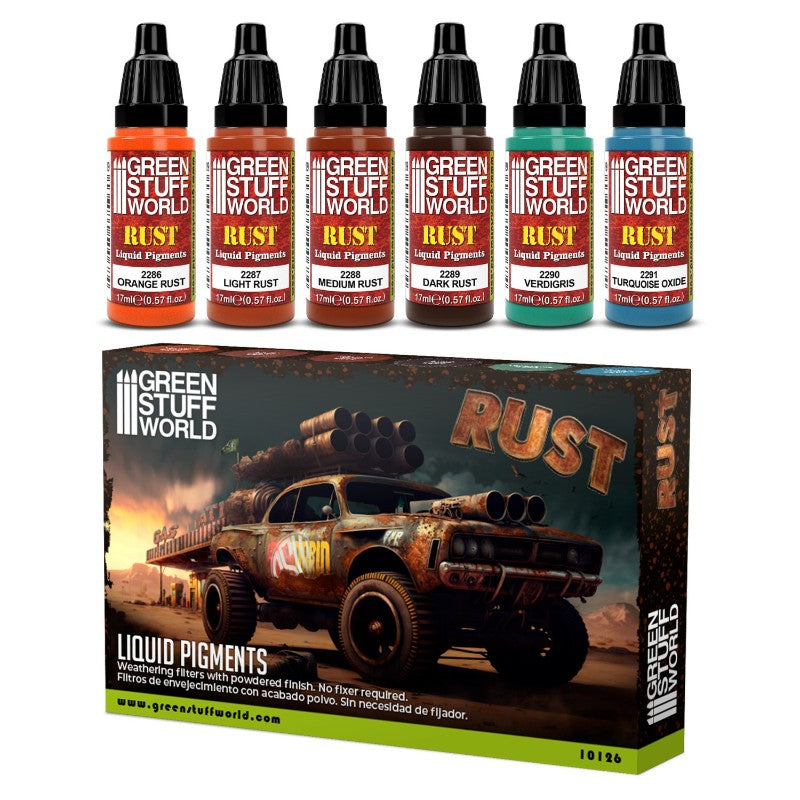 Liquid Pigments Rust Set 6x17ml | Set tečnih pigmenata Rust 6x17ml