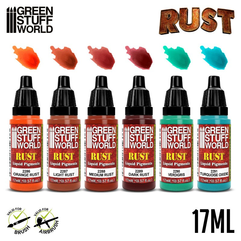 Liquid Pigments Rust Set 6x17ml | Set tečnih pigmenata Rust 6x17ml