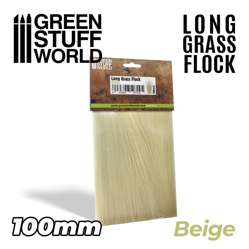 Long Grass Flock 100mm Beige | Duga trava 100mm bež
