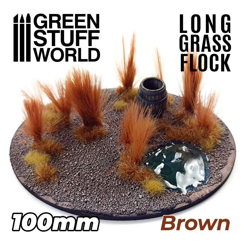 Long Grass Flock 100mm Brown | Duga trava 100mm braon