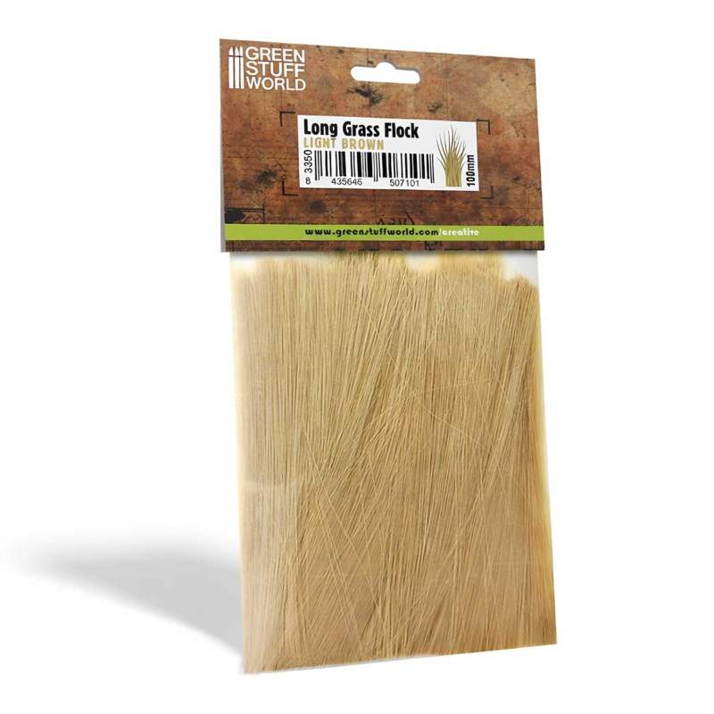 Long Grass Flock 100mm Light Brown | Duga trava 100mm svetlo braon
