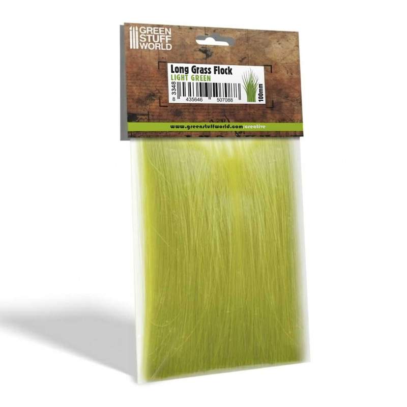 Long Grass Flock 100mm Light Green | Duga trava 100mm svetlo zelena
