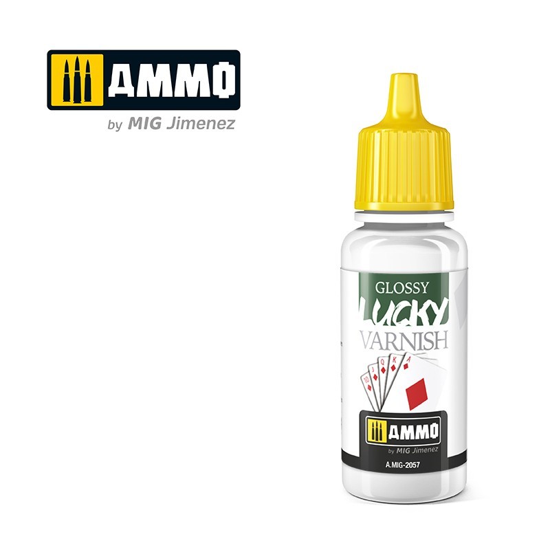 Ammo Lucky Varnish Glossy lak za makete

Sjajni zaštitni lak za modele