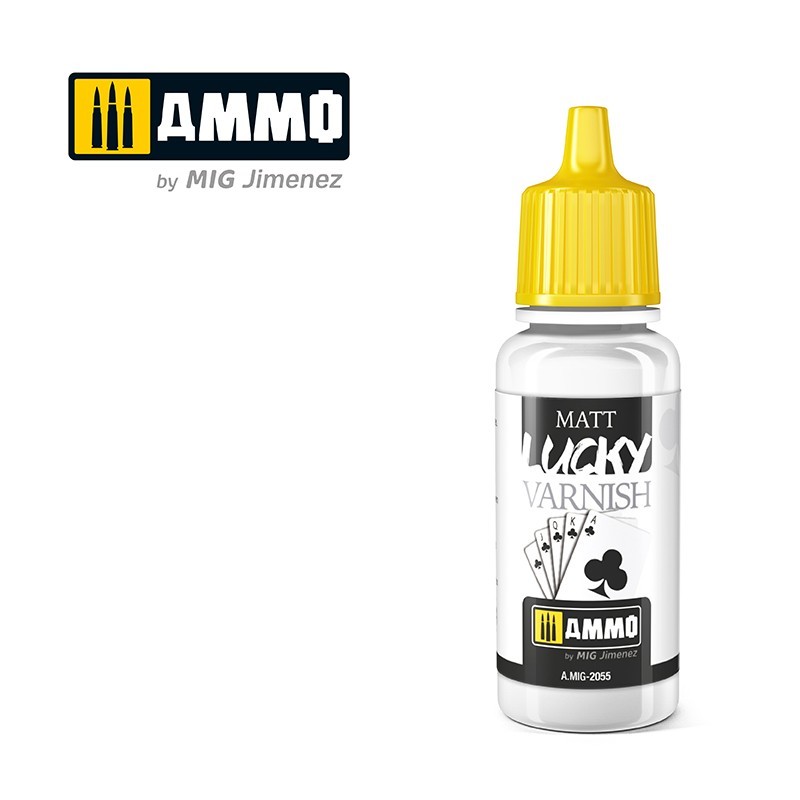 Ammo Lucky Varnish Matt lak za makete

Mat zaštitni lak za modele