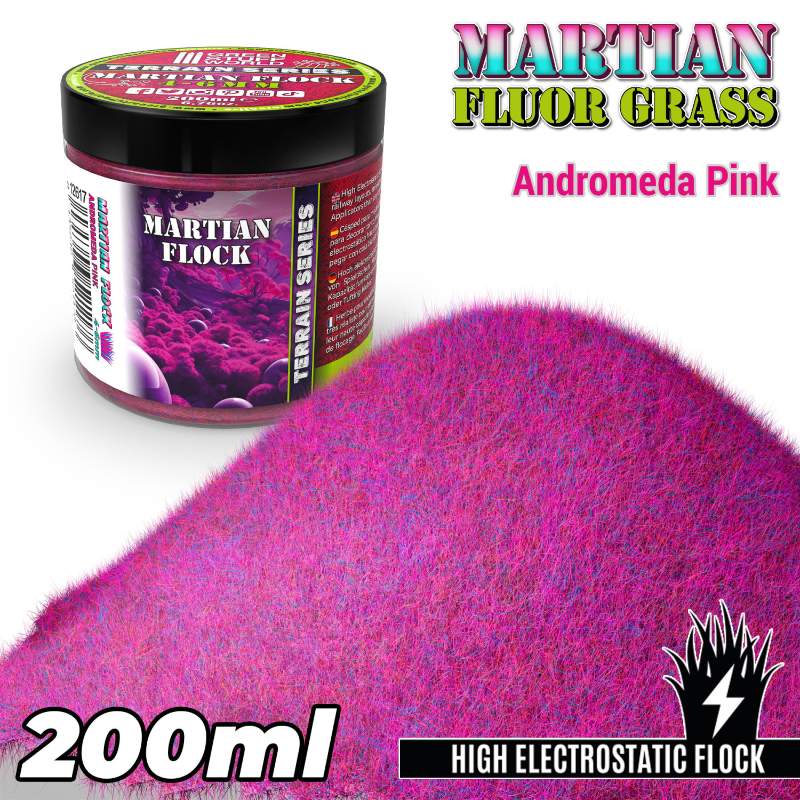 Martian Fluor Grass Andromeda Pink | Fluorescentna trava Andromeda pink 200ml