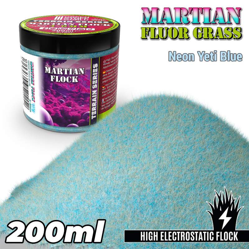 Martian Fluor Grass Neon Yeti Blue | Fluorescentna trava Neon Yeti plava 200ml