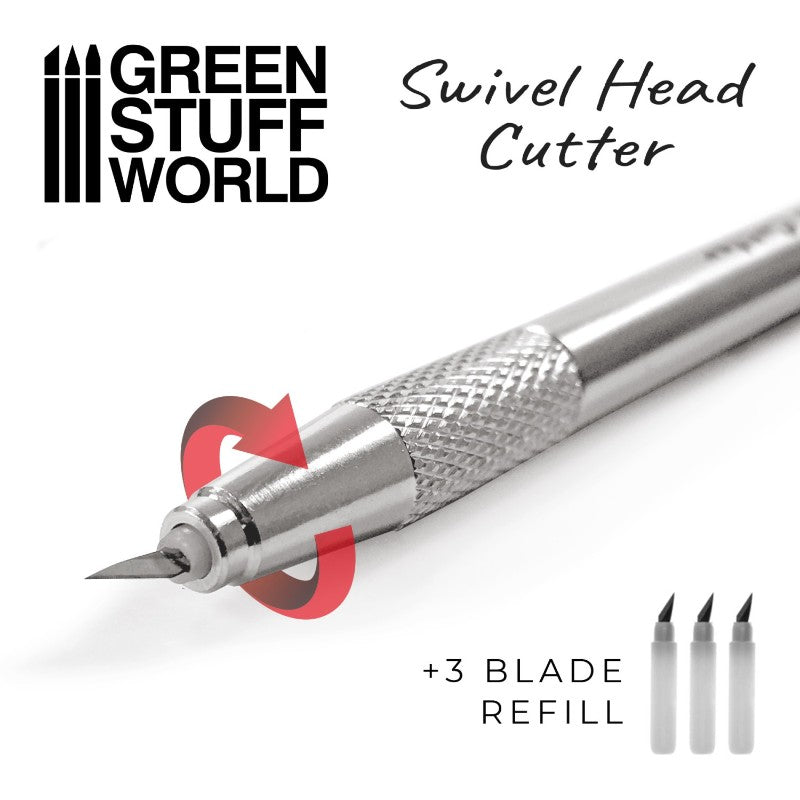 Metal Swivel Head Hobby Knife Set | Metalni rotirajući skalpel nož set