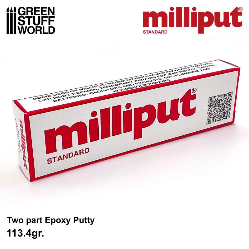 Milliput Standard epoxy putty pakovanje Green Stuff World Aždaja modelarska masa