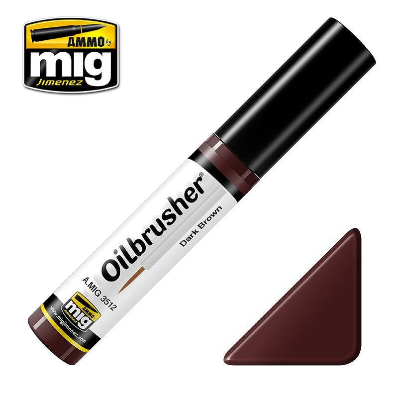 Ammo Oilbrusher Dark Brown uljana boja za makete

Tamno braon uljana boja za modelarstvo