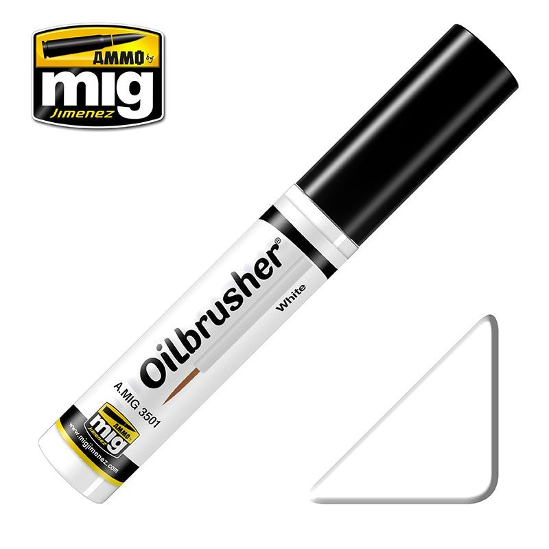 Ammo Oilbrusher White uljana boja za makete

Bela uljana boja za modelarstvo