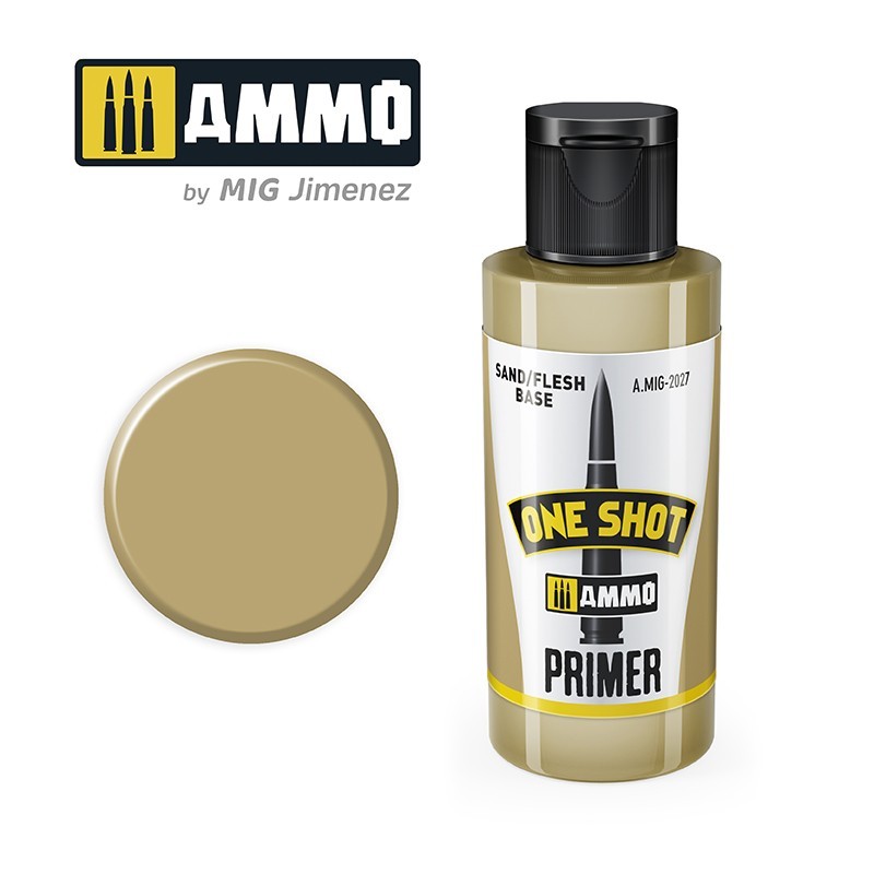 Ammo One Shot Primer Sand Flesh prajmer za makete

Prajmer boje peska za figurice i modele