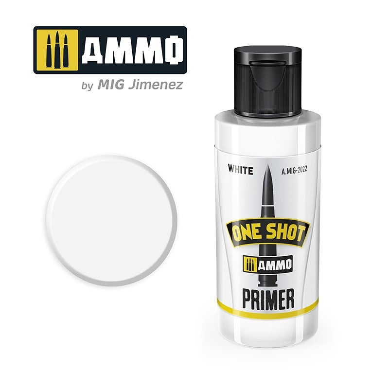 Ammo One Shot Primer White beli prajmer za makete

Beli prajmer za modelarstvo i minijature