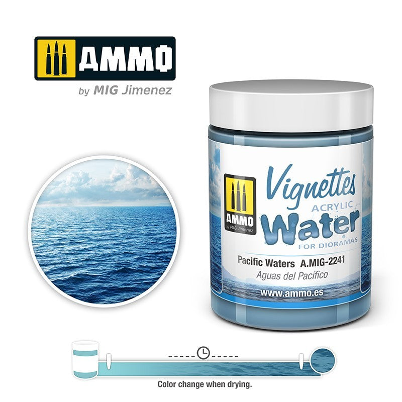 Ammo Vignettes Pacific Waters tekstura vode za makete

Pacifička voda za diorame i pomorske scene
