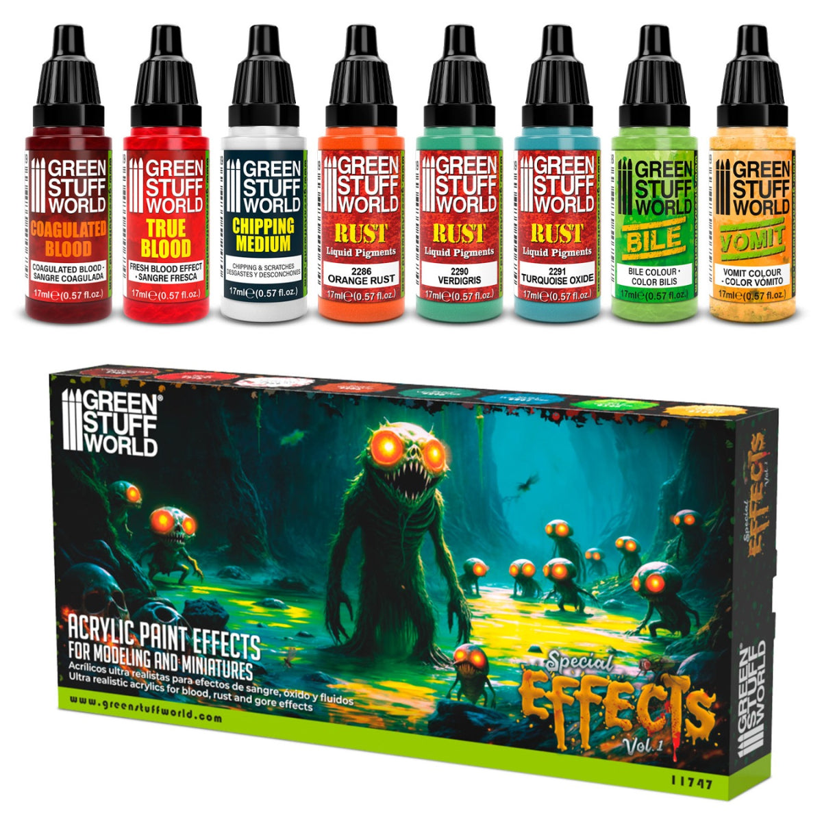 Special Effects Paint Set Vol. 1 | Set efekt boja Specijalni efekti Vol. 1