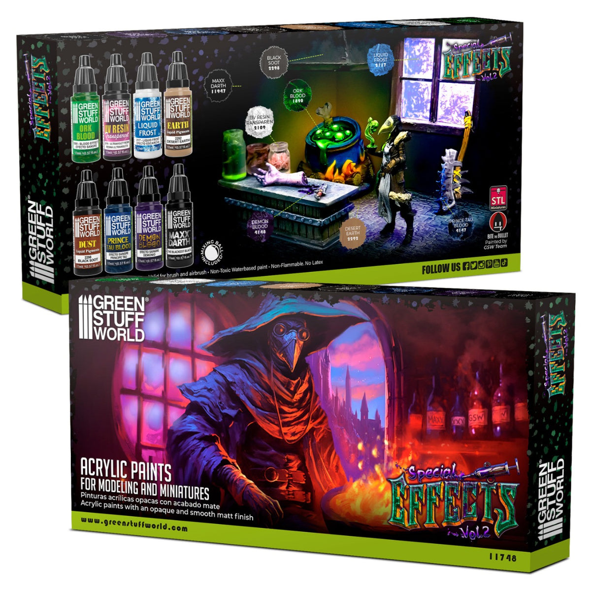 Special Effects Paint Set Vol. 2 | Set efekt boja Specijalni efekti Vol. 2