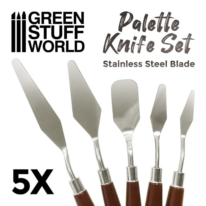 Palette Knife Tools Set x5 | Set modelarskih špahtli x5