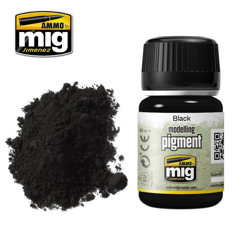 Ammo Pigment crni black za makete