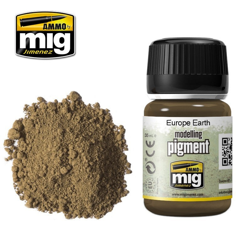 Ammo Pigment Europe Earth evropska zemlja za makete