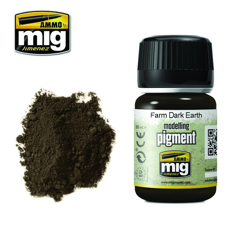Ammo Pigment Farm Dark Earth tamna zemlja farme pigment za makete