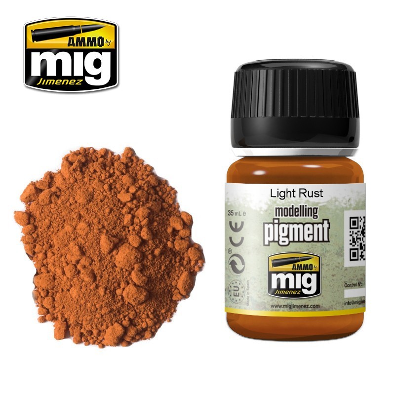 Ammo Pigment Light Rust svetla rđa za makete