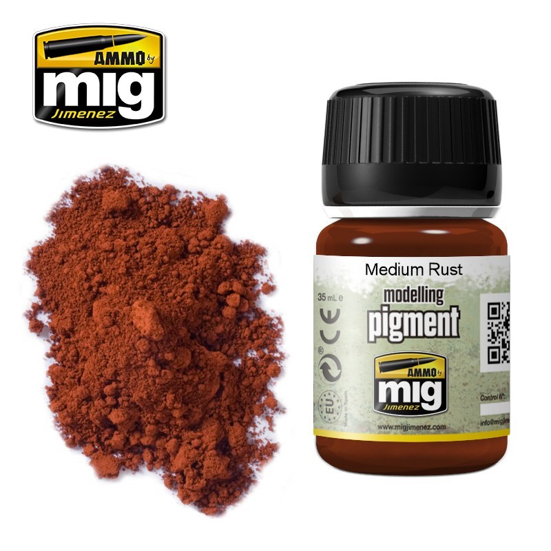 Ammo Pigment Medium Rust srednja rđa za makete