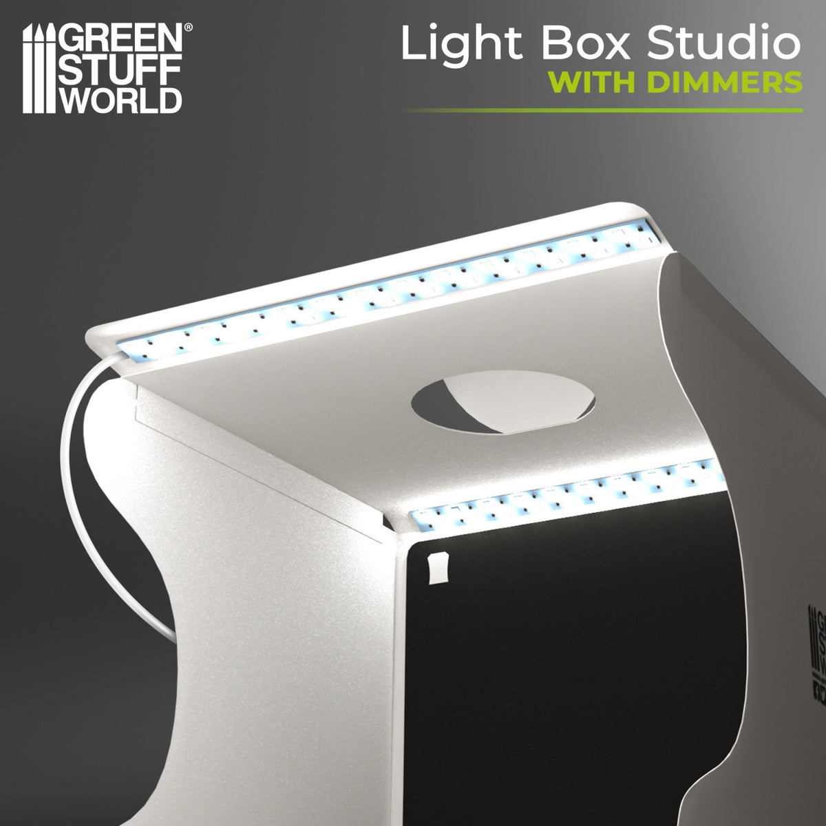 Lightbox Studio Portable | Prenosivi Foto Studio za Minijature sa LED Dimerom