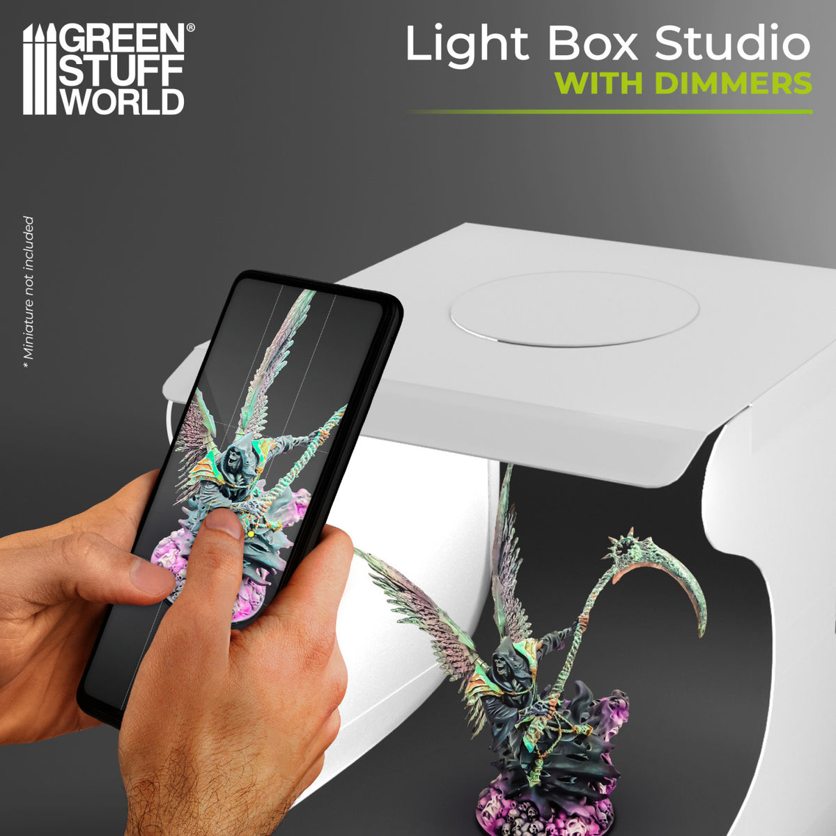 Lightbox Studio Portable | Prenosivi Foto Studio za Minijature sa LED Dimerom
