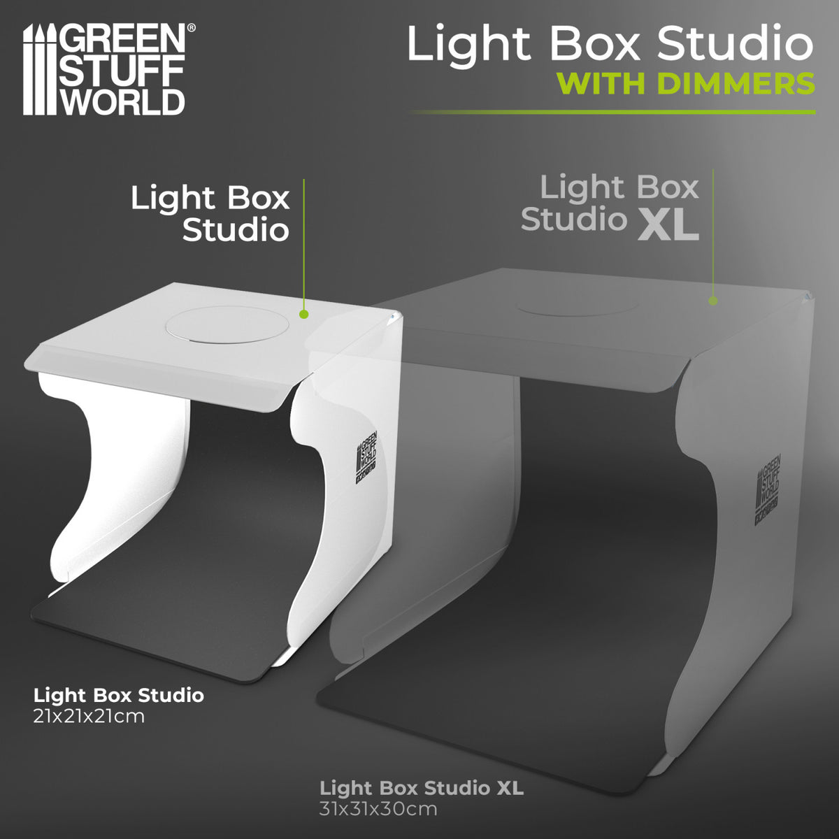 Lightbox Studio Portable | Prenosivi Foto Studio za Minijature sa LED Dimerom