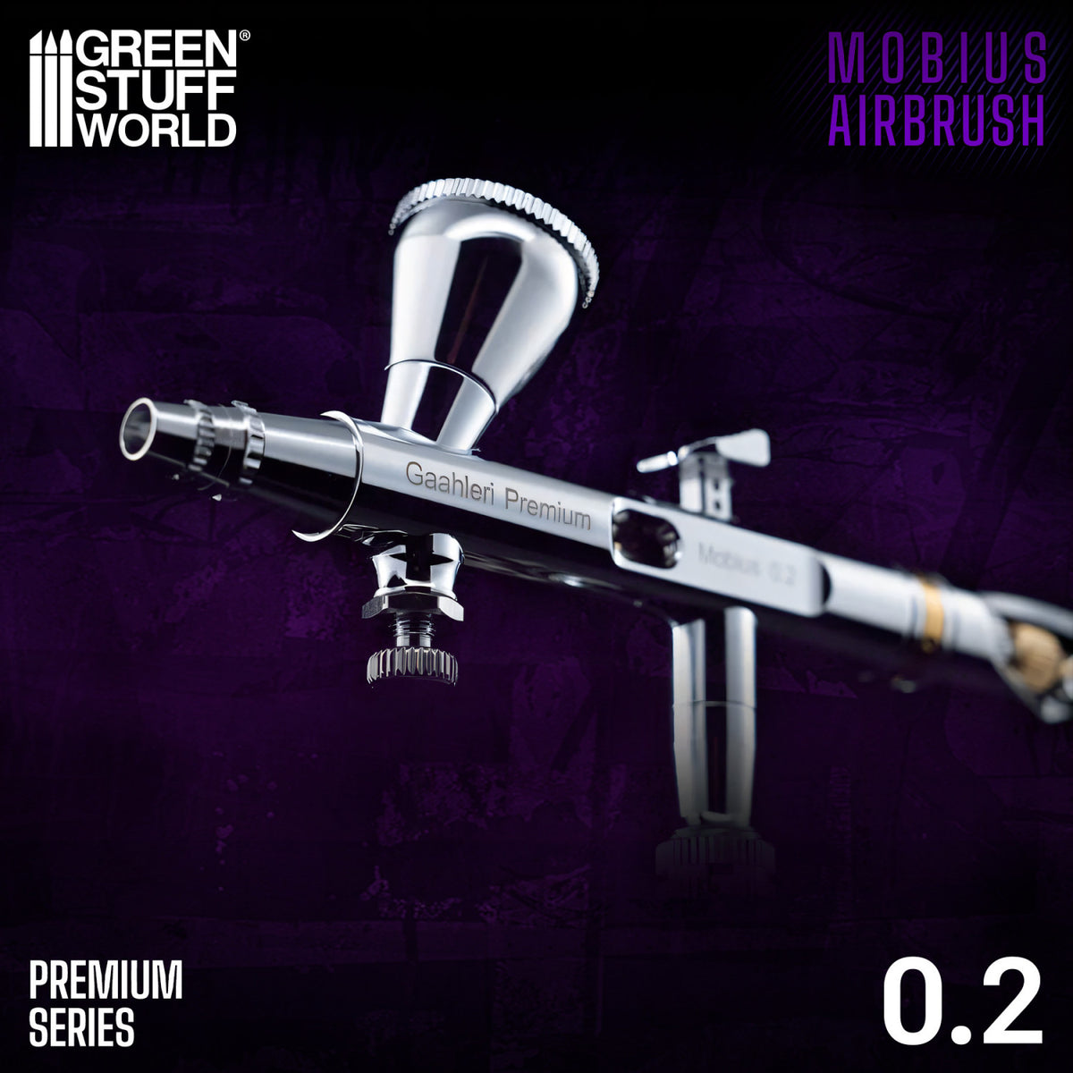 Gaahleri Premium Series GHPM-Mobius Airbrush 0.2mm | Airbrush 0,2 mm