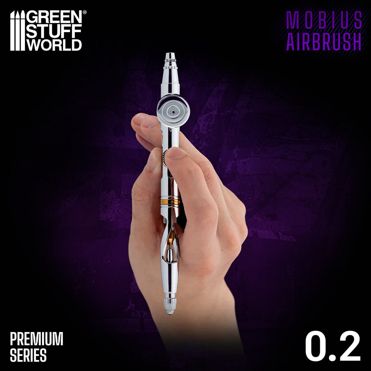 Gaahleri Premium Series GHPM-Mobius Airbrush 0.2mm | Airbrush 0,2 mm