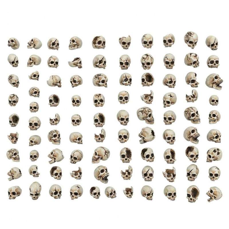 Resin Skulls Pack | 3D štampane lobanje (85 kom, 1:48-1:35 razmera)