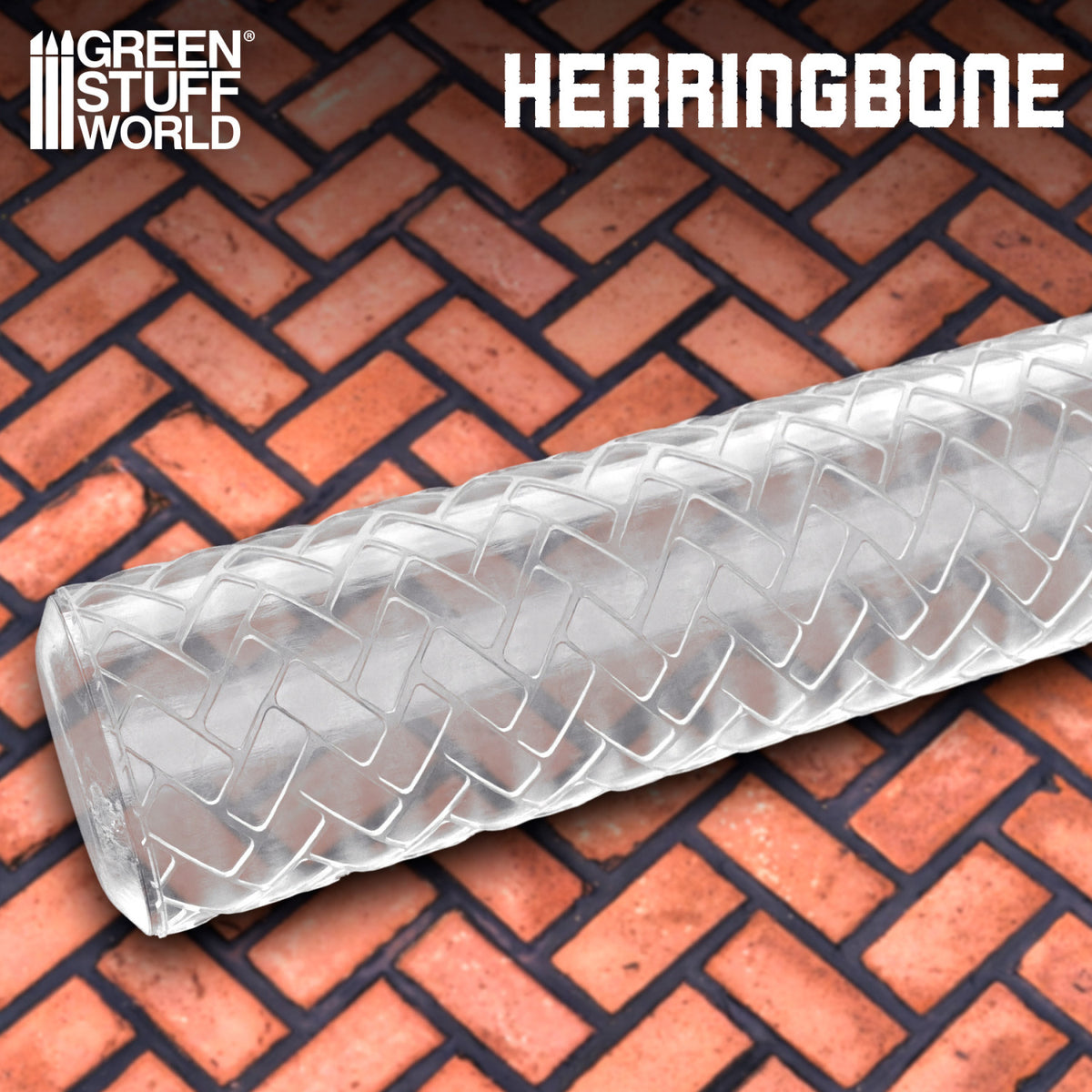 Rolling Pin Herringbone | Rimski pod tekstura