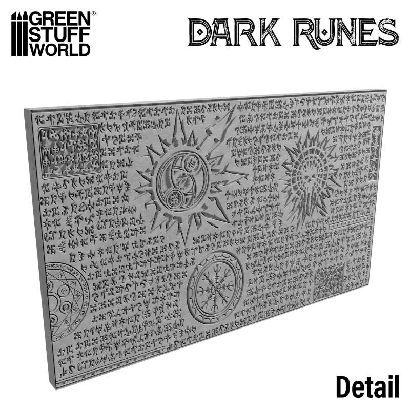 Rolling Pin Dark Runes | Teksturni valjak tamne rune