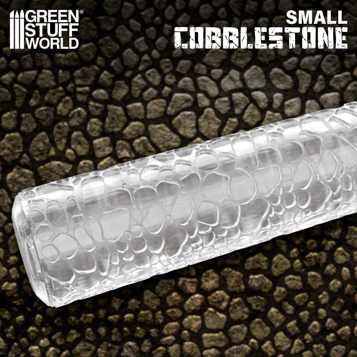 Rolling Pin Small Cobblestone | Teksturni valjak kaldrma mala