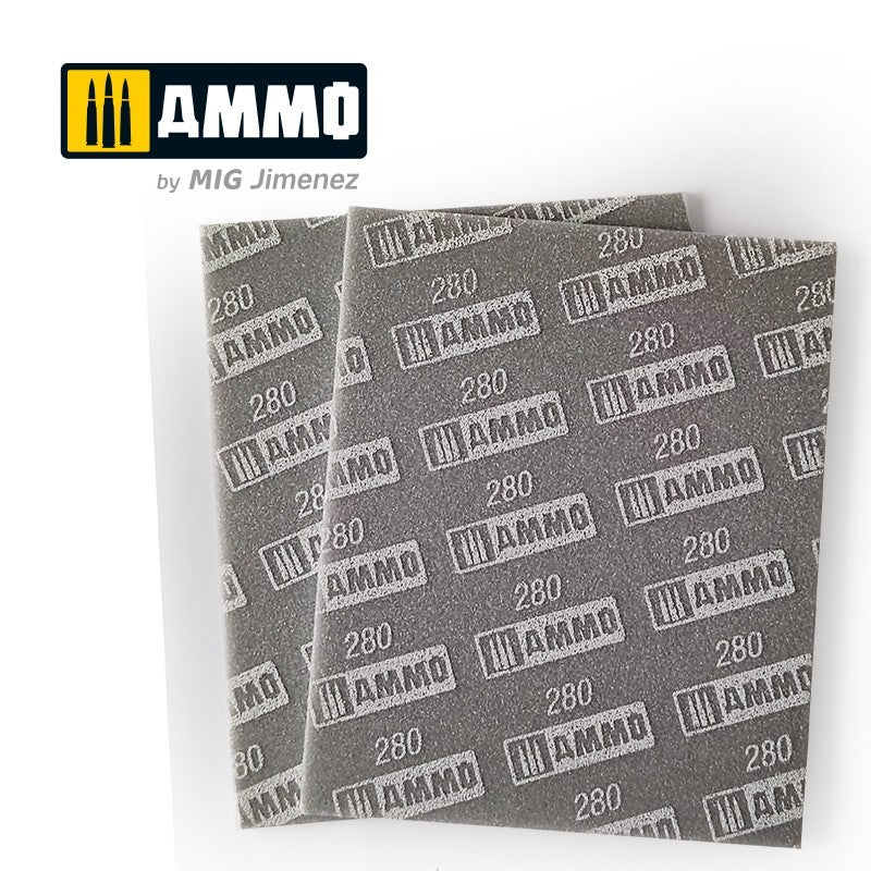 Ammo Sanding Sponge Sheet 280 brusni sunđer za makete

Brusni sunđer granulacije 280 za modelarstvo