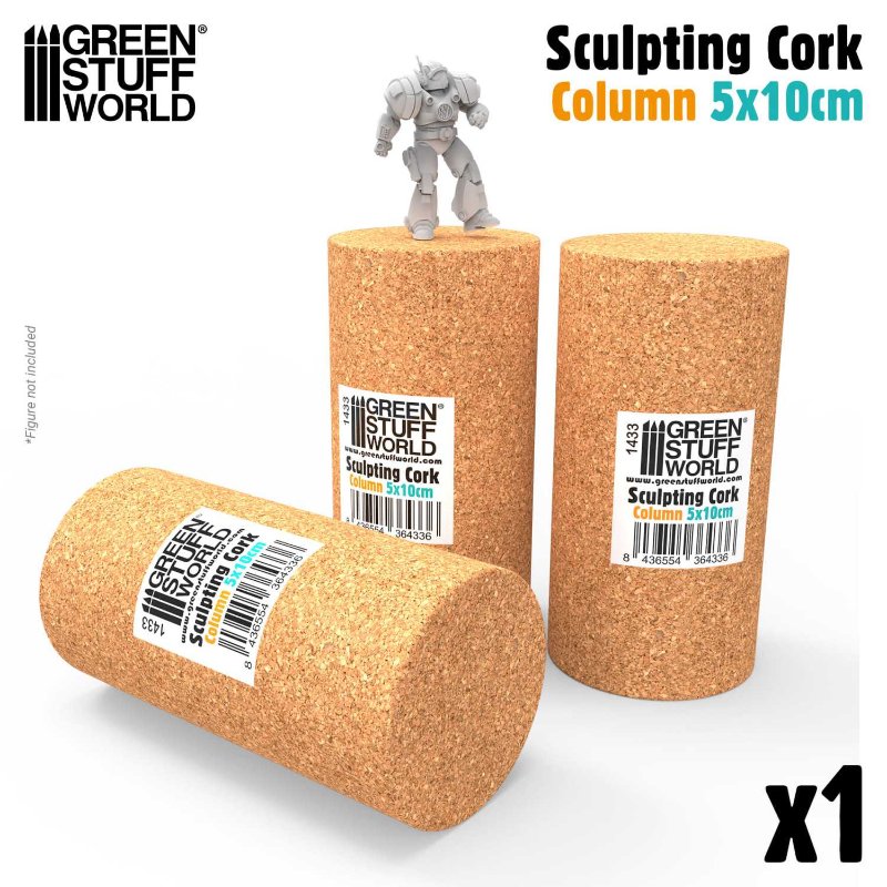 Sculpting COLUMN Cork for armatures | Plutani držač za miniature - stub