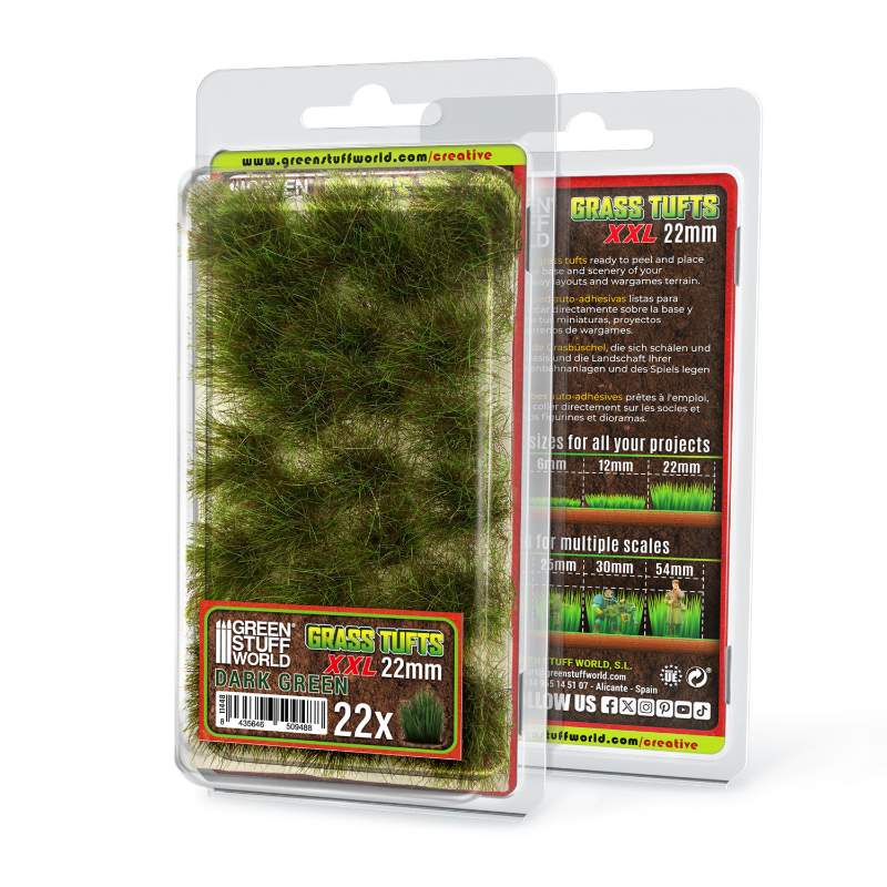 Grass Tufts XXL 22mm Dark Green | Buseni trave XXL 22mm tamno zeleni
