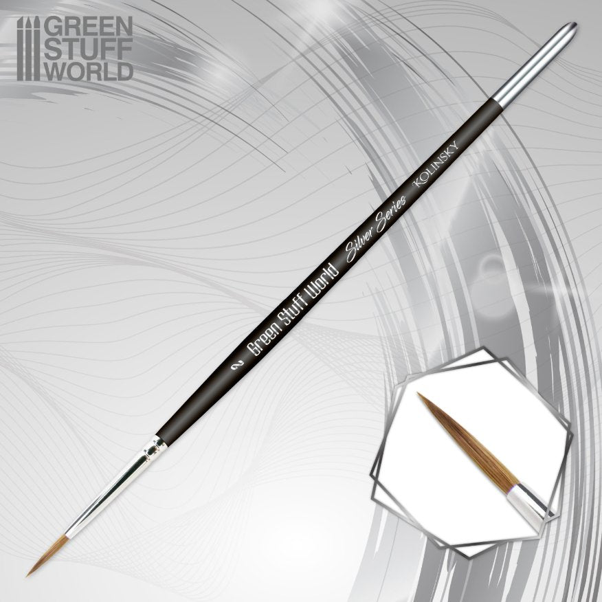 SILVER SERIES Kolinsky Brush Size 2 | Četkica za minijature